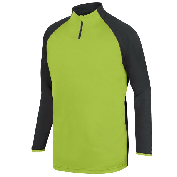 100% polyester quarter-zip pullover top with reflective tape and contrast color... from ASI 37461 Augusta Sportswear