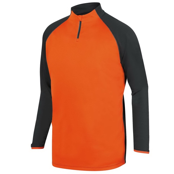 100% polyester quarter-zip pullover top with reflective tape and contrast color... from ASI 37461 Augusta Sportswear