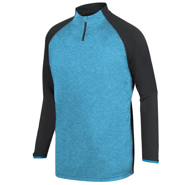 100% polyester quarter-zip pullover top with reflective tape and contrast color... from ASI 37461 Augusta Sportswear