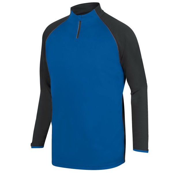 100% polyester quarter-zip pullover top with reflective tape and contrast color... from ASI 37461 Augusta Sportswear