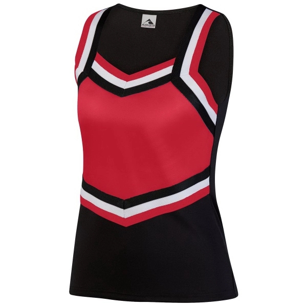 V-neck polyester/spandex knit cheer top for girls that's odor resistant and... from ASI 37461 Augusta Sportswear