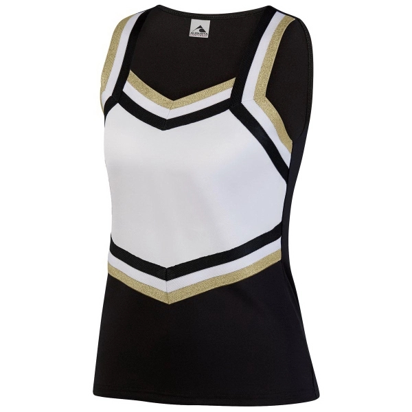V-neck polyester/spandex knit cheer top for girls that's odor resistant and... from ASI 37461 Augusta Sportswear