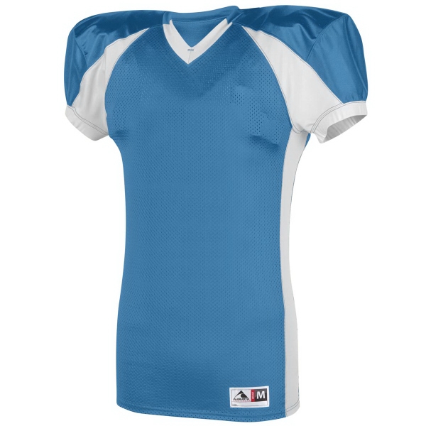 100% polyester mesh football jersey with contrast color inserts with stretch... from ASI 37461 Augusta Sportswear