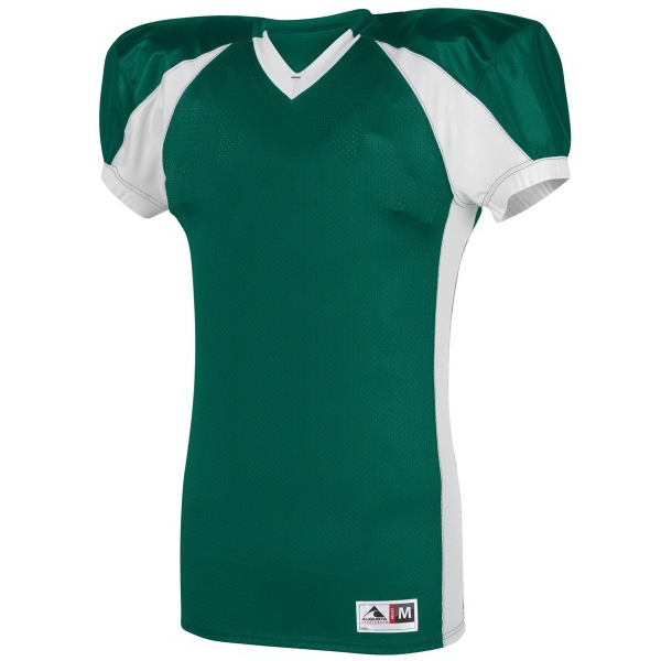 100% polyester mesh football jersey with contrast color inserts with stretch... from ASI 37461 Augusta Sportswear