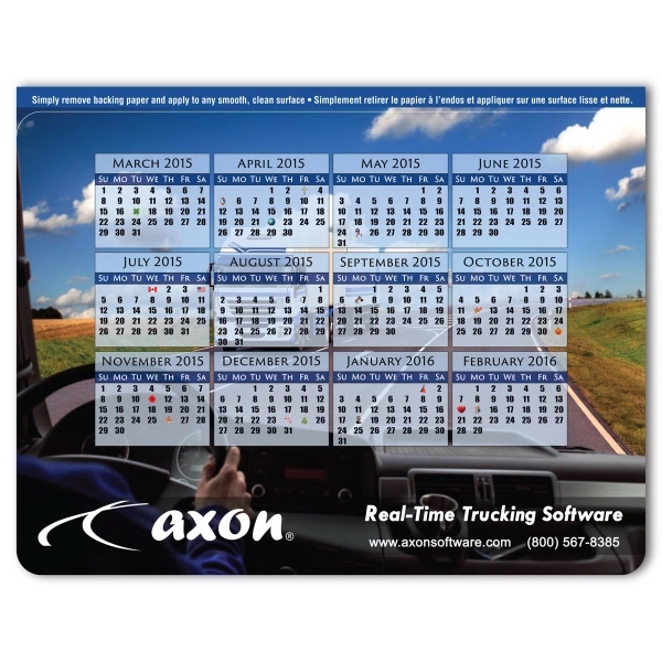 Stick-it anywhere matte mouse pad with special low tack adhesive.... from ASI 79392 Premiums Plus Inc