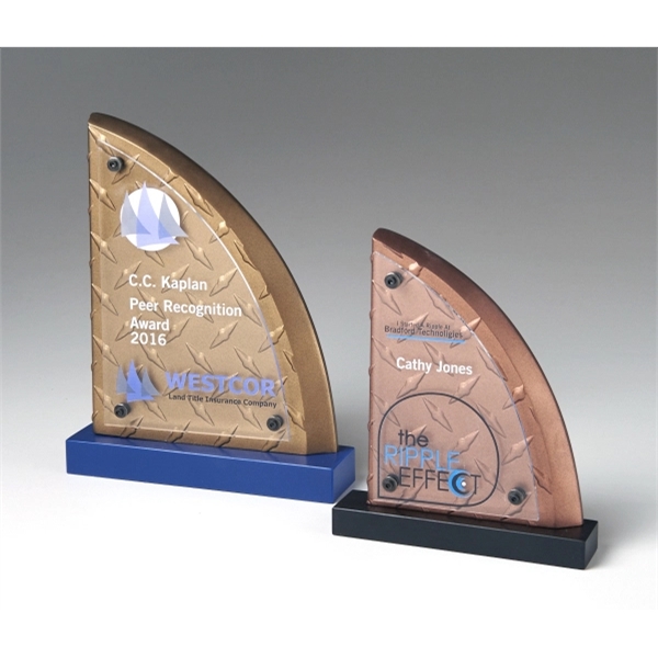 Diamond plate accented piece with raised acrylic... from ASI 89860 StoneyCreek / StoneyCreek®