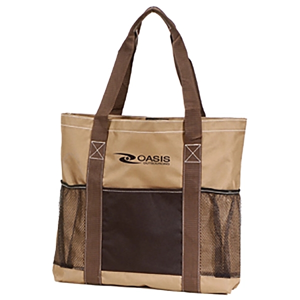 Tote bag made of 600 denier polyester with velcro closure.... from ASI 40544 Binaco / Binaline