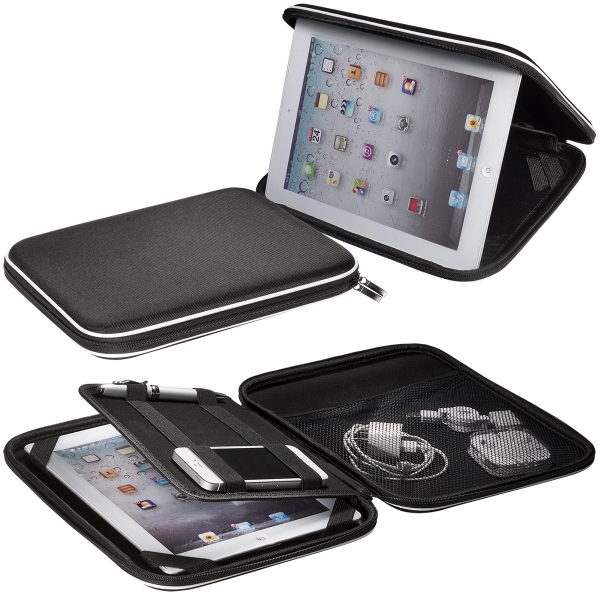 Tablet case made with a EVA plastic shell, nylon cover, dual... from ASI 79530 Prime Line