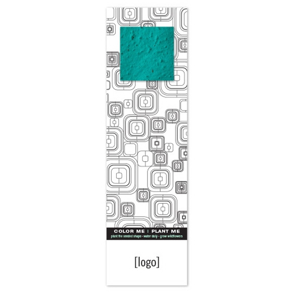 Seed Paper Shape Coloring Bookmark... from ASI 40646 Bloomin Promotions / Bloomin' Promotions™