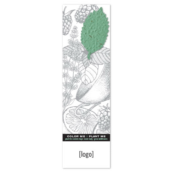 Seed Paper Shape Coloring Bookmark... from ASI 40646 Bloomin Promotions / Bloomin' Promotions™
