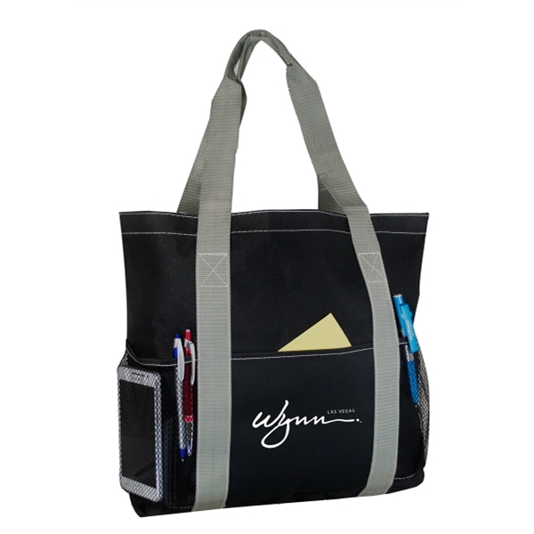 Tote bag made of 600 denier polyester with velcro closure.... from ASI 40544 Binaco / Binaline
