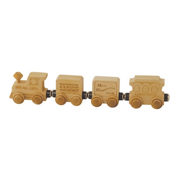 Wood Train with custom laser or print.... from ASI 56020 The Gavel Company / The Gavel Company