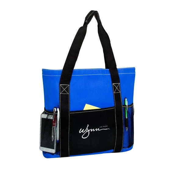 Tote bag made of 600 denier polyester with velcro closure.... from ASI 40544 Binaco / Binaline