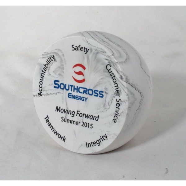 Sheared Sphere Desk Award, 4" x 3" x 3.5". Contains recycled... from ASI 89860 StoneyCreek / StoneyCreek®