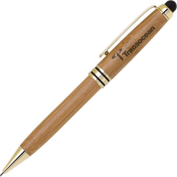 Eco-friendly mechanical pencil made of bamboo with accents, 0.9mm lead, and... from ASI 68190 Lungsal / Lungsal