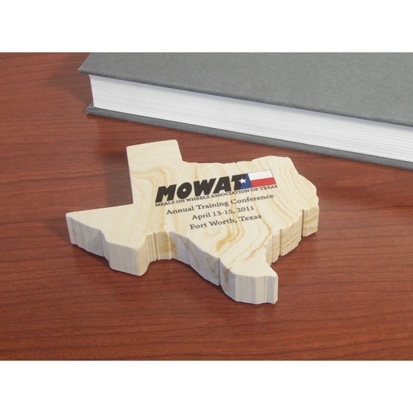 State shaped paperweight, size varies. Made in USA.... from ASI 89860 StoneyCreek / StoneyCreek®