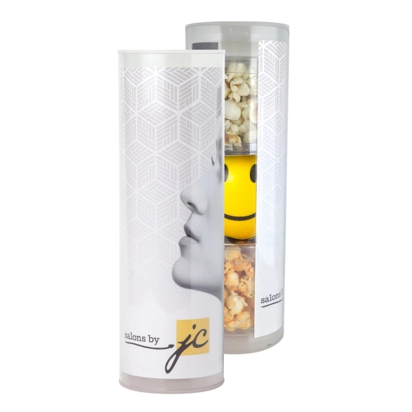 3 Piece Gift Stress Relief Popcorn Tube.... from ASI 44900 NC Custom (CI/Lanco) / Chocolate Inn