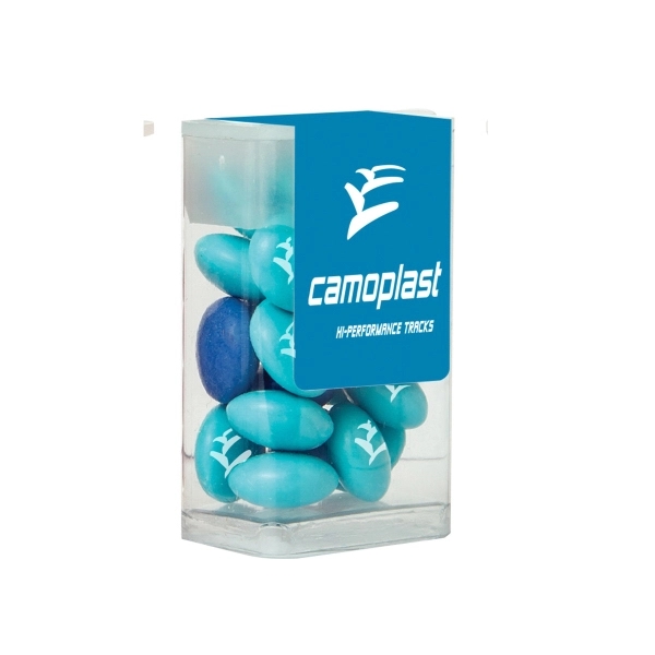 Mini Flip-Top Tube with Imprinted Chocolate Buttons... from ASI 44900 NC Custom (CI/Lanco)