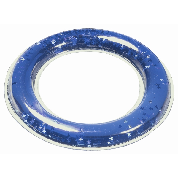 PVC beverage pad with freezable liquid ring with glittery stars.... from ASI 79530 Prime Line / Prime Line