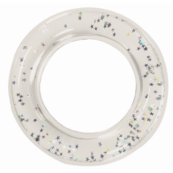 PVC beverage pad with freezable liquid ring with glittery stars.... from ASI 79530 Prime Line / Prime Line