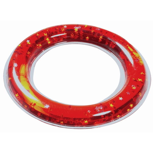 PVC beverage pad with freezable liquid ring with glittery stars.... from ASI 79530 Prime Line / Prime Line