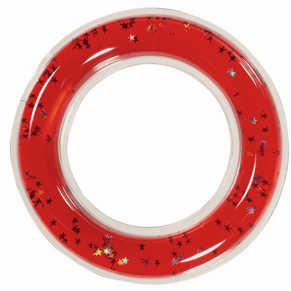 PVC beverage pad with freezable liquid ring with glittery stars.... from ASI 79530 Prime Line / Prime Line