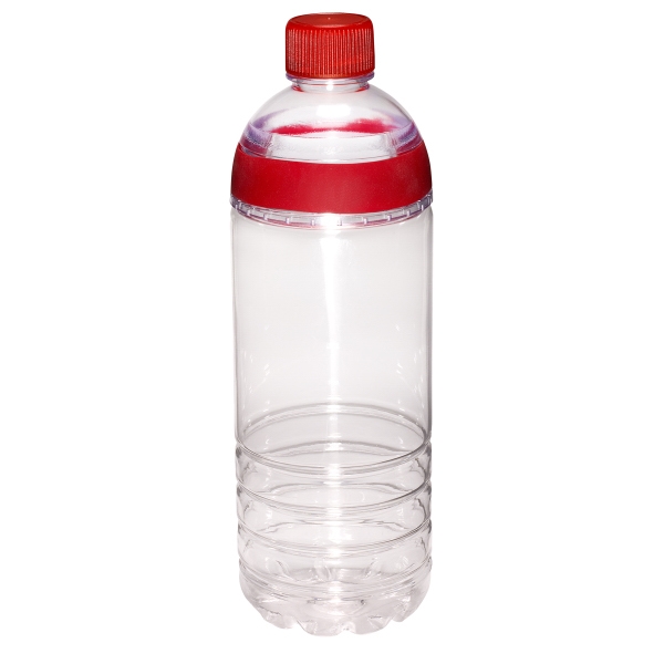 Easy-Fill Tritan (TM) water bottle with colorful reusable ice cubes together... from ASI 79530 Prime Line / Prime Line
