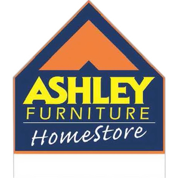 Custom shaped screened badge with pin fastener in 6-10", 1-5" and... from ASI 59080 Halls & Company