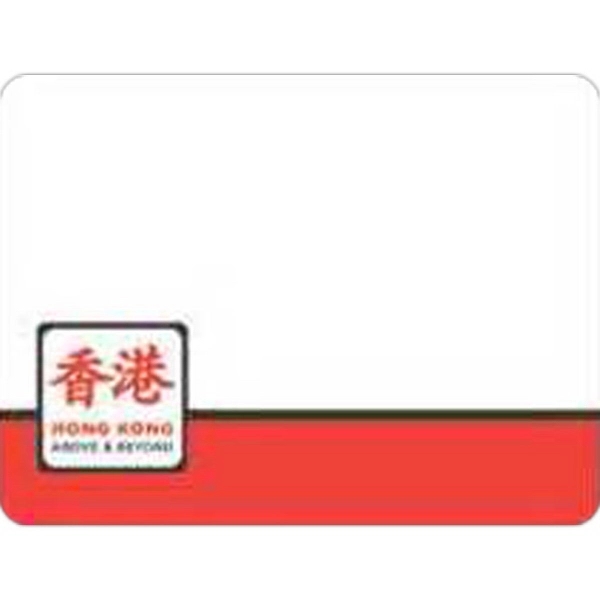 Extra-large 3" x 5" rectangular 8-mil thick clear vinyl static cling... from ASI 59080 Halls & Company