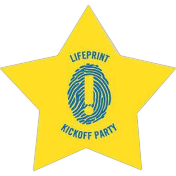 .040" thick polystyrene plastic custom lapel pins in assorted colors, shapes... from ASI 59080 Halls & Company