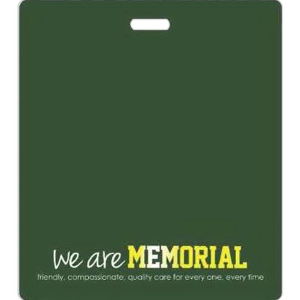 Glossy badge talker on .020" thermal-laminated plastic; fits best with 2... from ASI 59080 Halls & Company