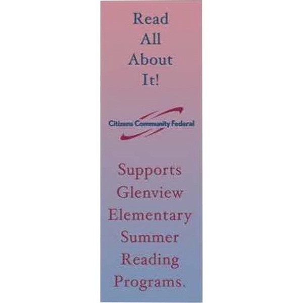 Full color bookmark, .020" thick.... from ASI 59080 Halls & Company