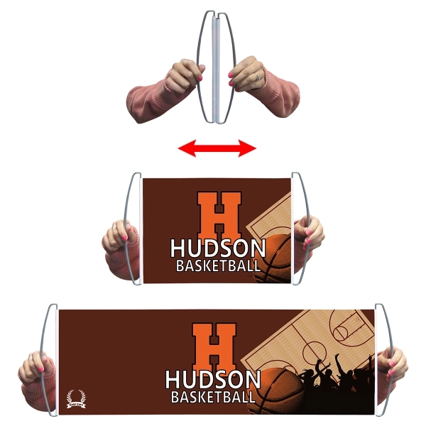 Custom Scroll  Banners - 9.5" x 27.5" - Polyethylene -... from ASI 80228 Quinn