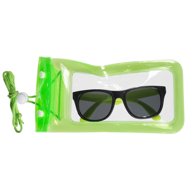Matte sunglasses in a super-seal water-resistant bag... from ASI 79530 Prime Line / Prime Line