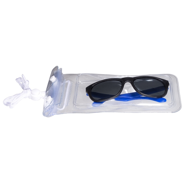 Matte sunglasses in a super-seal water-resistant bag... from ASI 79530 Prime Line / Prime Line