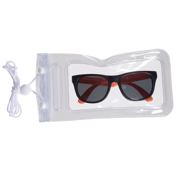 Matte sunglasses in a super-seal water-resistant bag... from ASI 79530 Prime Line / Prime Line
