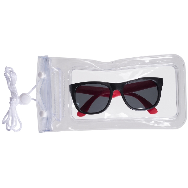 Matte sunglasses in a super-seal water-resistant bag... from ASI 79530 Prime Line / Prime Line