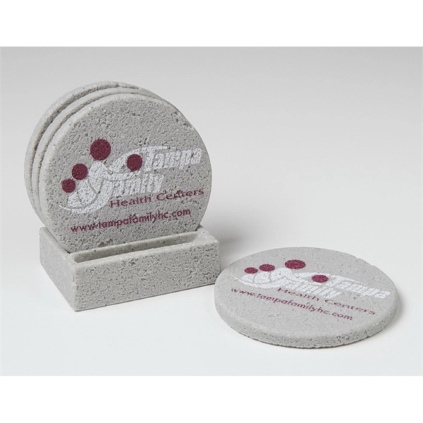 4-Pc Concrete Textured Coaster Set... from ASI 89860 StoneyCreek / StoneyCreek®