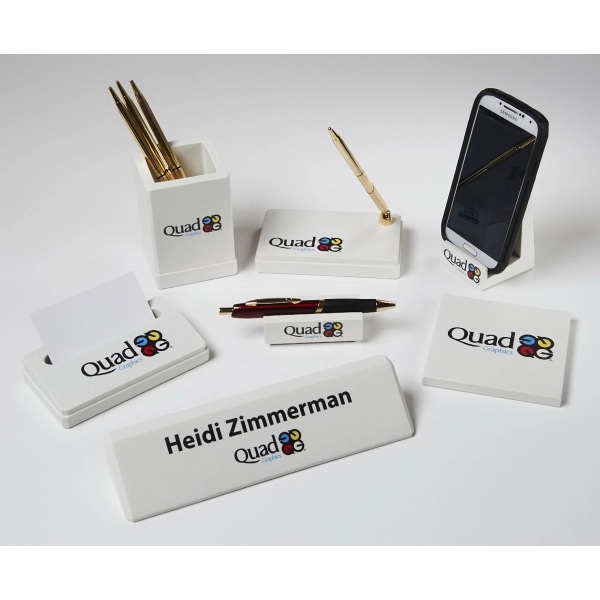 Executive phone holder displays your phone at the perfect angle.... from ASI 89860 StoneyCreek / StoneyCreek®