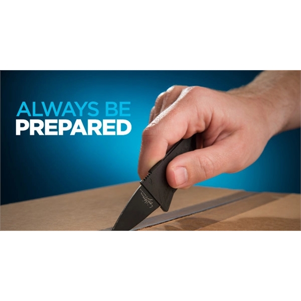 Credit card size foldable knife.... from ASI 31978 Admanline