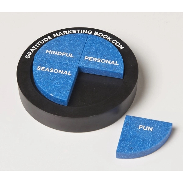 Pie graph shaped perpetual desk award.... from ASI 89860 StoneyCreek / StoneyCreek®