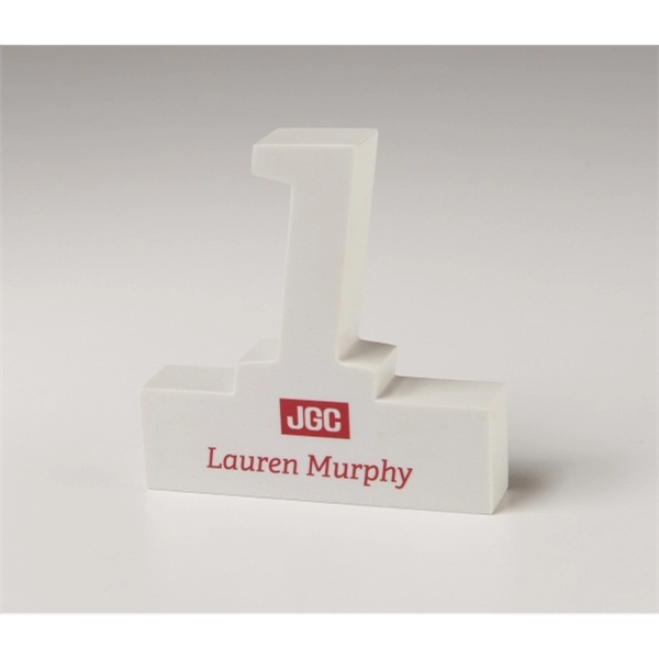 Desk-sized number cutout award.... from ASI 89860 StoneyCreek / StoneyCreek®
