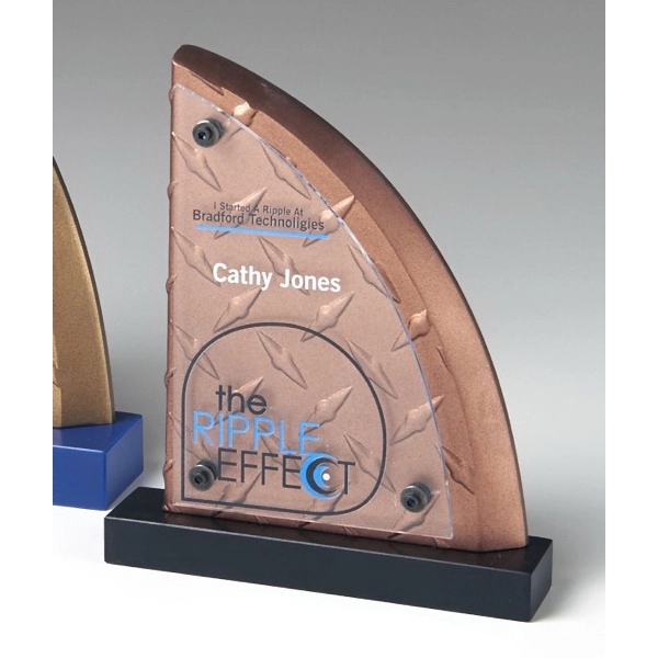 Dynamic award that mixes materials for a unique look... from ASI 89860 StoneyCreek / StoneyCreek®