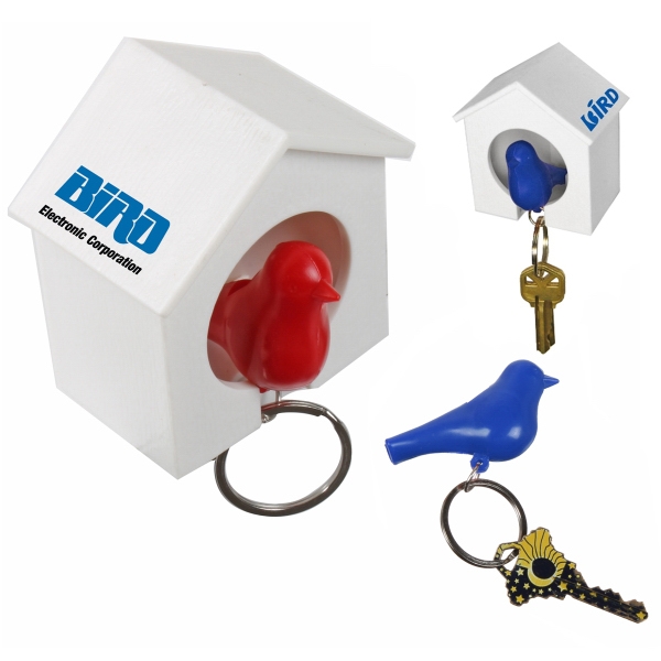 Bird Whistle keychain. Closeout Price.... from ASI 52710 Lincoln Line / Essef - Lincoln Line