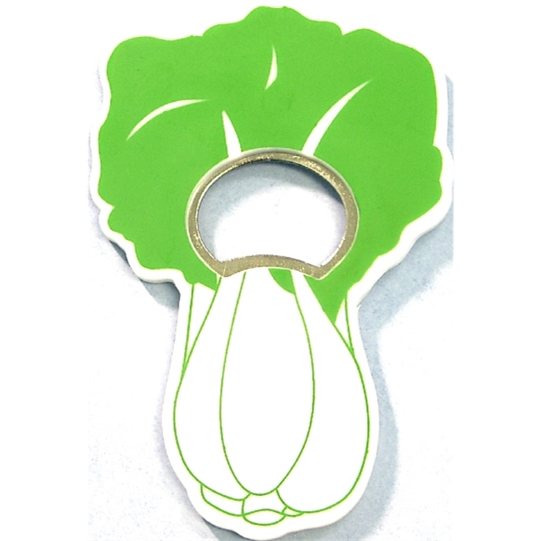 Jumbo size cabbage shape magnetic bottle opener.... from ASI 74585 Nu Promo International / Nu Promo Line