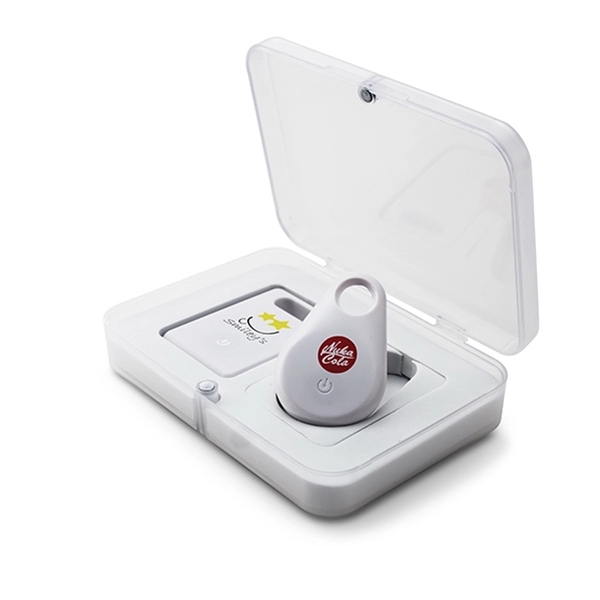 Two-pack of white alarms that help locate lost phones or keys... from ASI 63776 KTI Networks Inc / KTI Promo