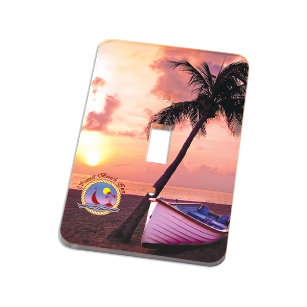 Light switch cover made of 1/16" thick sheet of acrylic, covering... from ASI 72521 Morris Magnets / Laser Cuts