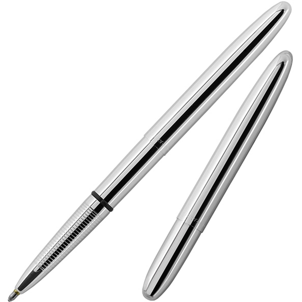 Chrome Bullet Space Pen.  Cap on cap off style pen.... from ASI 54423 Fisher Space Pen Co / Fisher Space Pen
