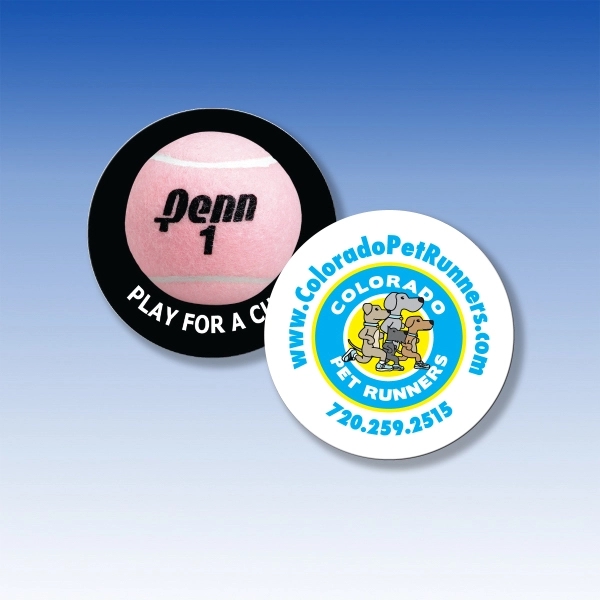 2.5" circle shaped magnet with full color process imprinting.... from ASI 92977 UniversalPromo, Inc / UP Line