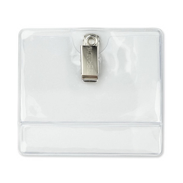 2-pocket, display style clear vinyl badge holders with the patented Brady... from ASI 79898 Promovision / PROMOVISION